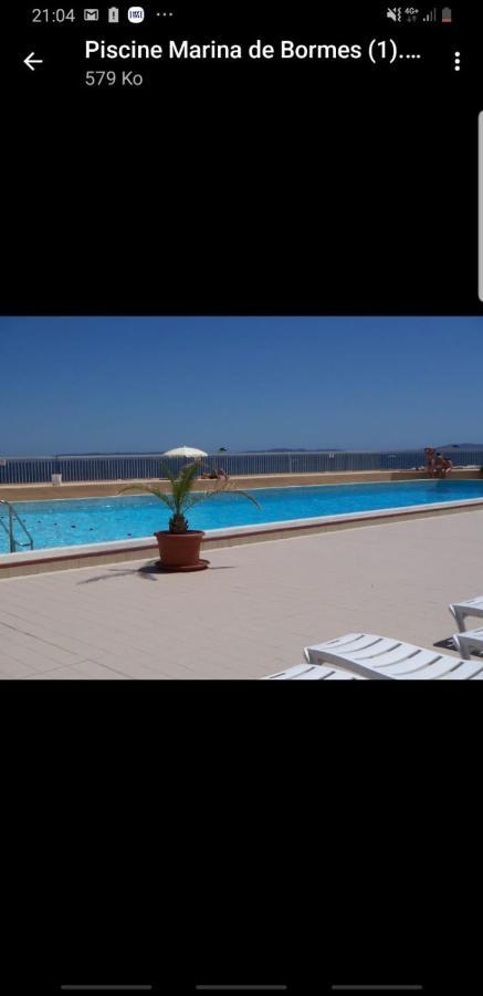 Face Mer Entre Plage Et Marina Bormes-les-Mimosas Bagian luar foto